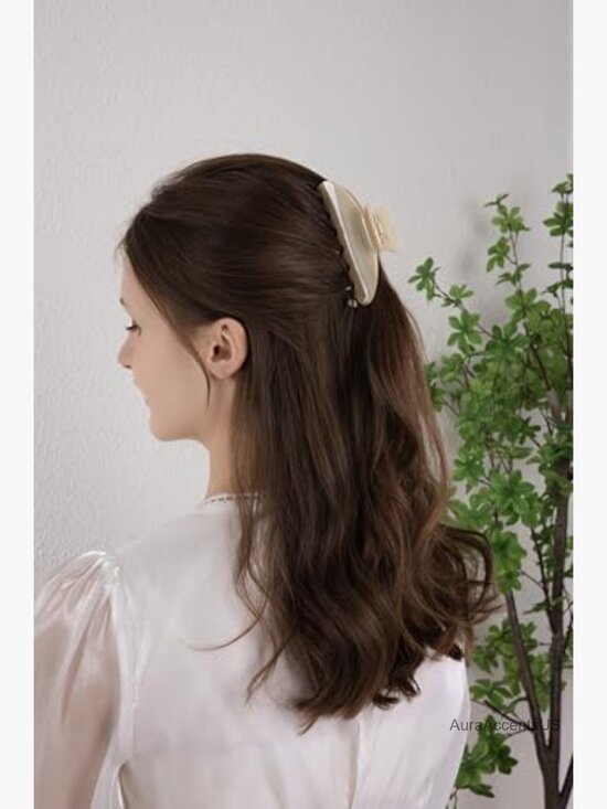 4-Inch Acetate Hair Claw Clips for Fine and Thick Hair, Secure Grip, Anti-Slip,